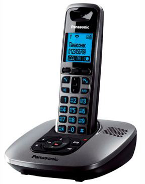 Телефон Panasonic KX-TG6421 серый металлик