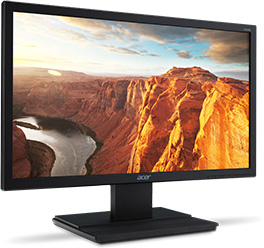 Монитор 24" ACER V246HLBD LED VGA DVI черный