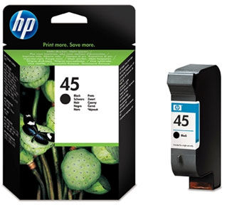 Картридж Cartridge HP 45 для Deskjet 710/720/8XX/1600/9xx/DJ1100/1120/1220C/1125C/1600C/cm/6122/6127/9300/1180C, черный (42ml)