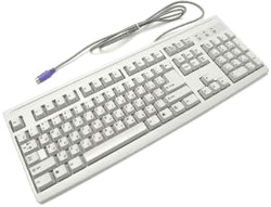 Клавиатура PS/2 Mitsumi Classic White