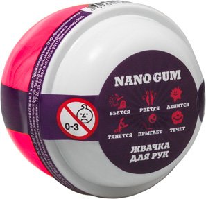 Жвачка для рук NANO GUM NGAK25 Аромат клубники 25г