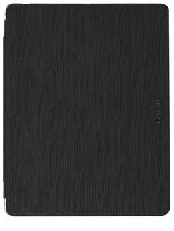 Чехол со съемной обложкой на экран Macally Hardshell Clear для iPad2/iPad 3, черный [COVERMATE-3B]