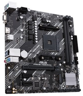 Материнская плата ASUS PRIME A520M-K, AM4, A520, 2*DDR4, 2*DDR4, 4*SATA, 1*M.2, 4*USB 3.2, 2*USB 2.0, 1*PCIx16, 2*PCIx1, D-Sub+HDMI, mATX; 90MB1500-M0EAY0