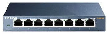 Коммутатор TP-Link TL-SG108 (L2) 8x1Гбит/с неуправляемый