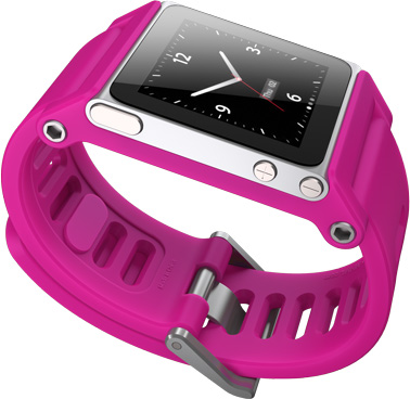 Чехол-браслет LunaTik CMYK TikTok Magenta Watch Band для iPod nano 6G, розовый [TTMAG-007]