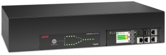 Автоматический стоечный переключатель APC Rack Automatic Transfer Switch, 2U, 32A, 230V, 2 IEC 309 IN, 16 C13, 2 C19 OUT, 50/60 Hz (rep. AP4424, AP7724)