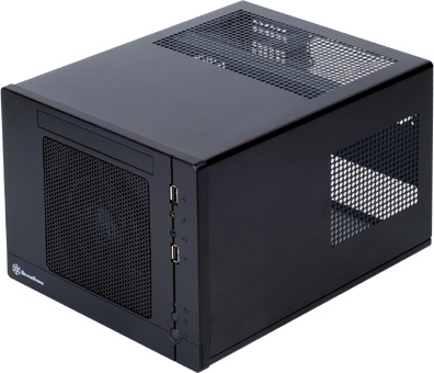 Корпус mITX Silverstone Cube Sugo USB3.0 [SG05B], черный, 300W