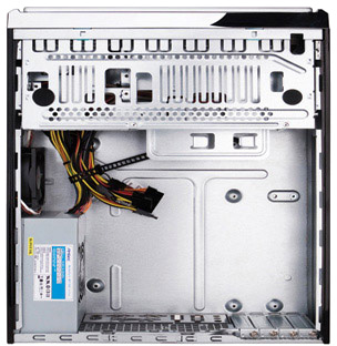 Корпус mATX  Antec Minuet Piano Black Slimline, 350W 80PLUS
