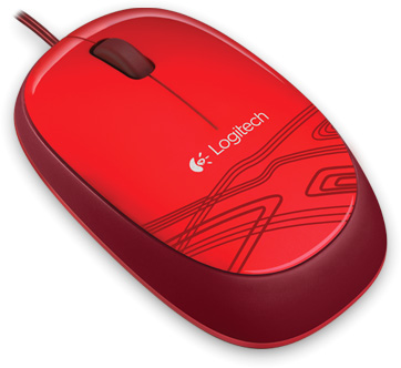 Мышь Logitech Mouse M105 Red USB (910-002945)