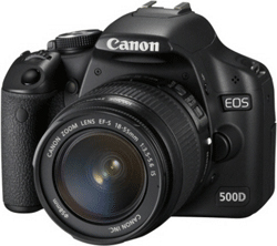 Цифровая фотокамера Canon EOS-500D VUK Kit (EF-S18-55 мм IS) + SD 4 Гб + сумка + книга Canon