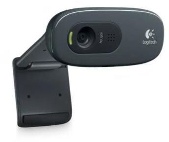 Веб-камера 720р 0.9МП микрофон 30к/с USB2.0 1.5м C270 черный 960-000999 LOGITECH