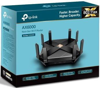 Маршрутизатор TP-LINK Archer AX6000, 802.11a/b/g/n/ac/ad/ax, 2.4 / 5 ГГц