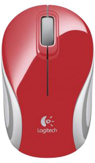 Мышь беспроводная Logitech Wireless Mouse M187 Red USB (910-002737)