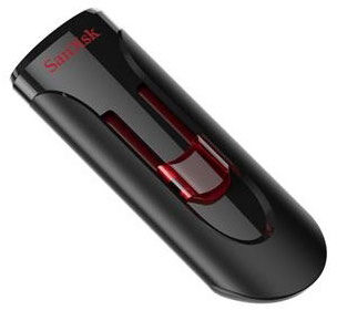Флеш Диск Sandisk 256Gb Cruzer Glide SDCZ600-256G-G35 USB3.0 черный/красный