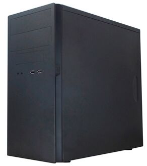 Корпус Powerman ES725, черный, mATX, Без БП (6120640)