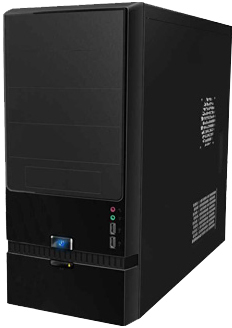 Корпус midiATX 2.03 IN-WIN EC022 Black 450W USB