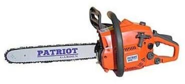 Бензопила Patriot PT5220 2500Вт 3.4л.с. дл.шины:20" (50cm) (220105570)