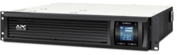 Источник бесперебойного питания APC Smart-UPS C 3000VA/2100W 2U RackMount, 230V, Line-Interactive, LCD, Out: 8xC13 1xC19, 1 year warranty