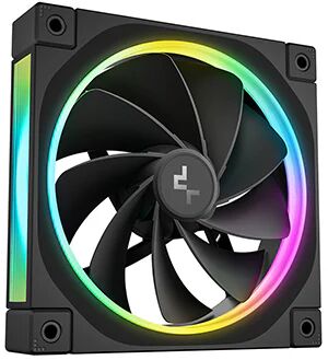 Вентилятор для корпуса Deepcool FL12 (3 pcs, 120mm, 2150rpm, 55 CFM, 32 дБ, PWM 4-pin, ARGB, black) (R-FL12-BKAPN3-G)