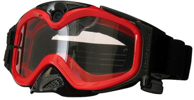 Видеомаска для летних видов спорта Liquid Image LIC365R Impact Series Offroad Goggle Cam красная
