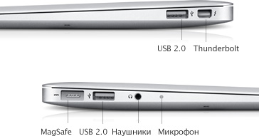 Ноутбук Apple MacBook Air 11-inch [MC968] (i5 1.6 / 2 / 64 SSD)