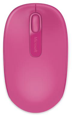 Мышь беспроводная Microsoft Retail Wireless Mobile Mouse 1850 Magenta Pink USB (U7Z-00065)