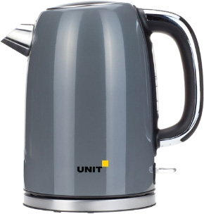 Чайник UNIT UEK-264, сталь, цветная эмаль, серый