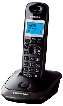 Р/Телефон Dect Panasonic KX-TG2511RUT темно-серый металлик/черный АОН