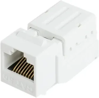 Модуль-вставка NIKOMAX типа Keystone, Кат.5е (Класс D), 100МГц, RJ45/8P8C, FT-TOOL/110/KRONE, T568A/B, неэкранированный, белый - гарантия: 5 лет расширенная / 25 лет системная