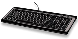 Клавиатура USB+PS/2 Logitech Ultra Flat (967653-0112)