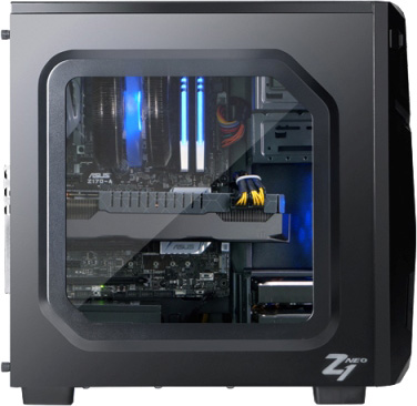 Корпус ZALMAN Z1 NEO чёрный (без б,п), midiATX 2.03