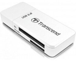 USB 3.0 Multi-Card Reader F5 All in 1 Transcend [TS-RDF5W] White