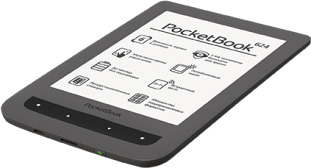 Электронная книга 6" PocketBook 624, WiFi, серая