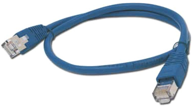 Патч-корд, литые разъемы, UTP Cat.5e, 5 метров синий