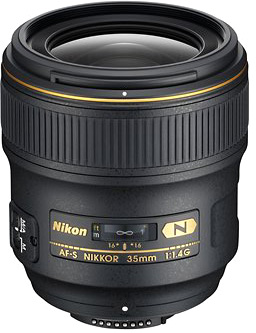 Объектив Nikon AF-S 35 мм f/1.4G
