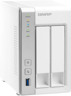 Сетевое хранилище NAS Qnap TS-231+ 2-slot SATA III 2.5"/3.5" 3xUSB3.0