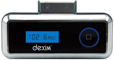 FM-трансмиттер/АЗУ Dexim DFA003B для iPhone