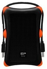 Silicon Power Portable HDD 2Tb Armor A30 SP020TBPHDA30S3K {USB3.0, 2.5", Shockproof, black}