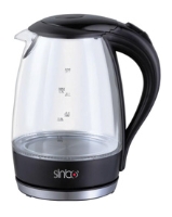 Чайник Sinbo SK 7338 1.7л. черный (корпус: стекло)