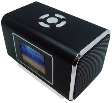 Колонки с FM NiZhi TT6 (USB/microSD/LCD/крепление на руль велосипеда) (black)