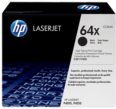 Картридж лазерный HP 64X CC364XC черный (24000стр.) для HP LJ 4015/4515 (техн.упак)
