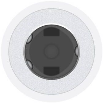 Переходник Apple MMX62ZM/A Jack 3.5 (f)-Lightning (m) белый