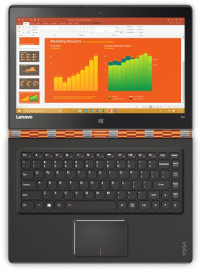 Ноутбук Lenovo Yoga 900-13ISK2 Orange 13.3" QHD+ IPS Touch /i7-6560U/16/512SSD/WF/ CAM/W10 (80UE006NRK)