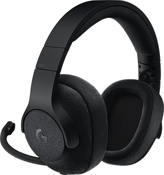 Гарнитура Logitech G433 7.1 Surround Gaming Headset-TRIPLE BLACK-3.5 MM [981-000668]