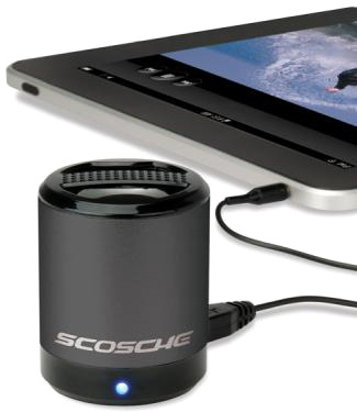 Портативная акустическая система Scosche boomCan, черная [PMSBK]