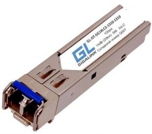 NIKOMAX GL-OT-SG14LC2-1310-1310 Модуль SFP, 1Гбит/c, два волокна SM, 2xLC, 1310 нм, 14 дБ (до 20 км) (GL-10GT)