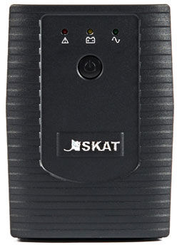 ИБП БАСТИОН SKAT-UPS 600/350, 600VA, 350W, EURO+IEC