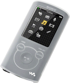 Силиконовый кейс Sony для NWZ-E460 (CKMNWE460W.E)