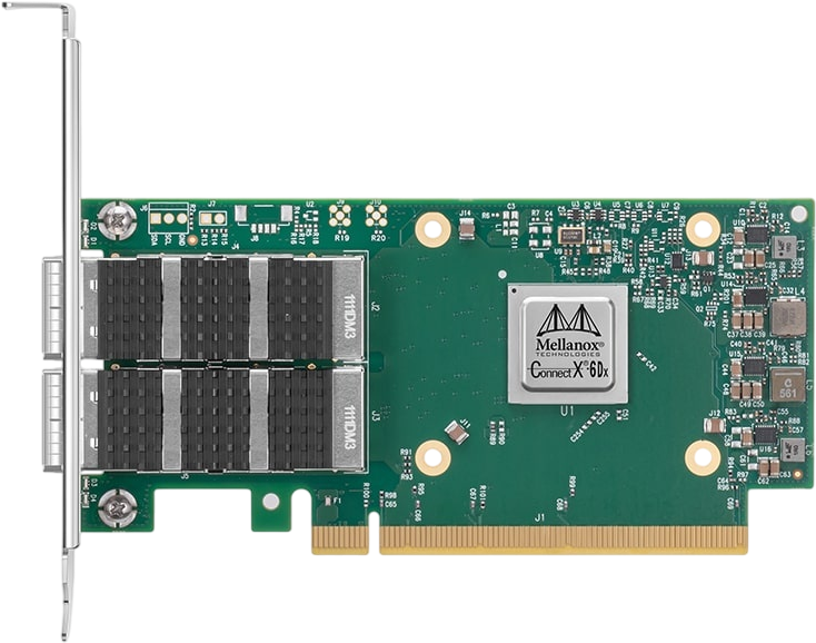 Сетевая карта/ CX623106T ConnectX-6 Dx EN adapter card, 100GbE, Dual ...