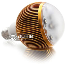 Светодиодная лампа AcmePower BP21CW 220V,9W E27